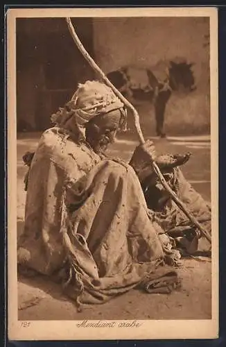 AK Mendiant arabe, alter Bettler