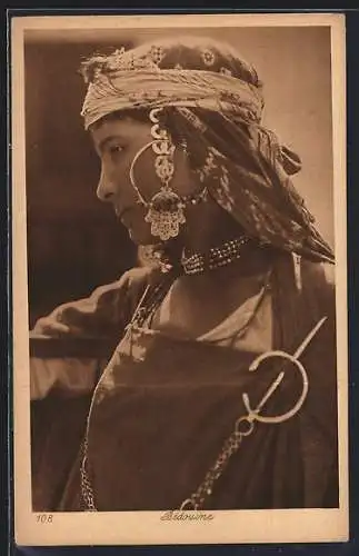 AK Bedouine, arabische Volkstypen