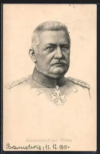 AK Heerführer v. Bülow in Uniform