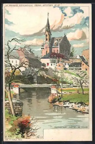 Künstler-AK F. Ranot: Rochefort, l'hôtel de Ville