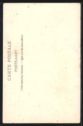 Künstler-AK Nieuport, L'Eglise