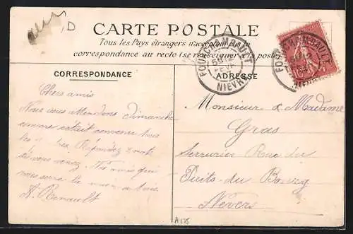 AK Fourchambault, Usine M. J. Guillet et chemin de fer à proximité