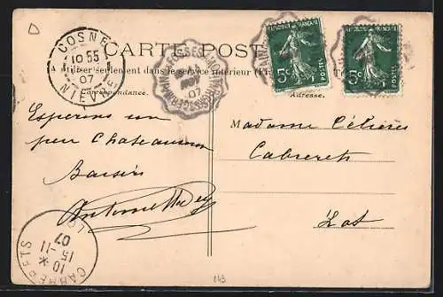 AK Fourchambault, Usine Guillet vue depuis la voie ferrée