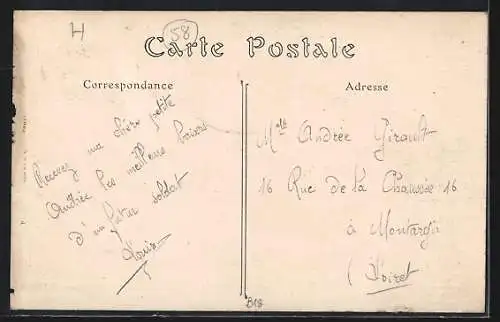 AK Fourchambault, Usine Guillet et Egré vue de la voie ferrée