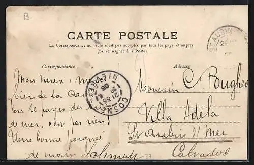 AK Donzy, Vue prise de la place Gambetta