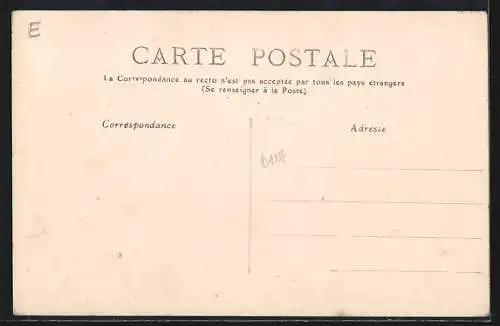 AK Decize, Crue d`Octobre 1907 au Champ de Foire