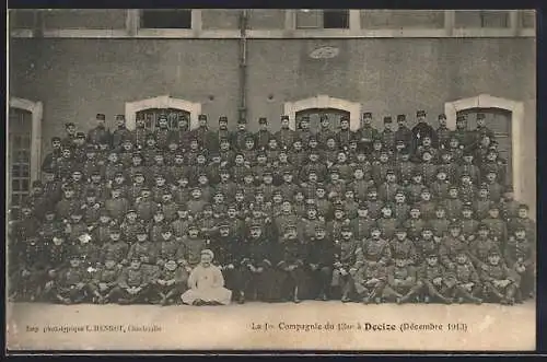 AK Decize, 1re Compagnie du 13e en décembre 1913