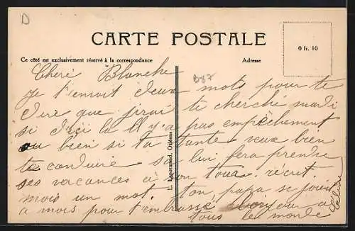 AK Cosne-sur-Loire, Rue du Commerce et square Gambon