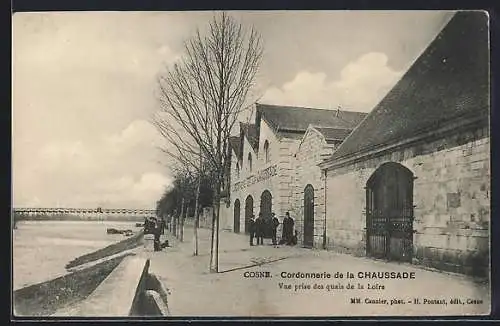 AK Cosne, Cordonnerie de la Chaussade, vue des quais de la Loire