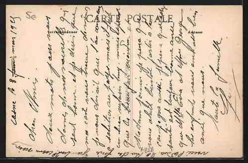 AK Cosne-sur-Loire, Rue du Commerce et square Gambon