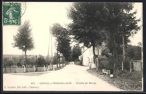 AK Corvol-l`Orgueilleux, Entrée du Bourg