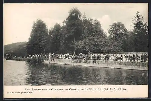 AK Clamecy, Les Américains à Clamecy, Concours de Natation