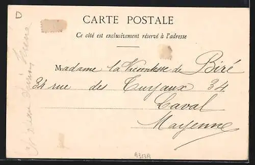 AK Châtillon-en-Bazois, Vue Sud-Est