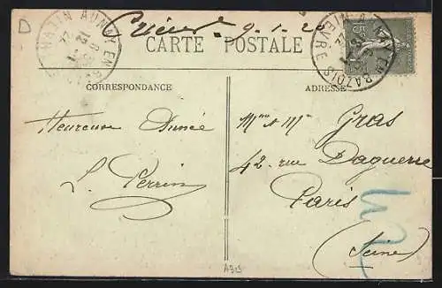 AK Chatillon-en-Bazois, Villa près la Gare