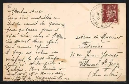 AK Châtillon-en-Bazois, Rue du Commerce animée avec bâtiments historiques