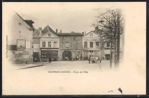 AK Château-Chinon, Porte de Ville