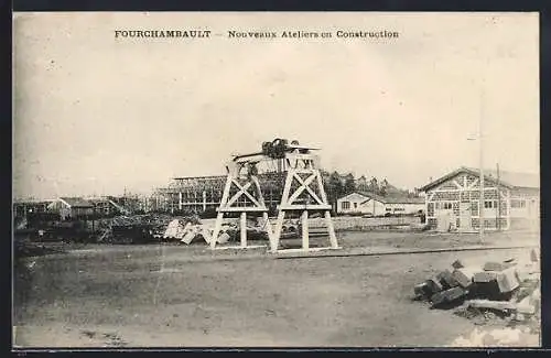 AK Fourchambault, Nouveaux Ateliers en Construction