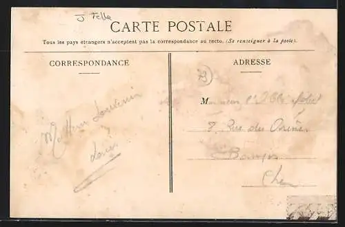 AK Corvol-l`Orgueilleux, Fabrique de papiers avec chariot sur le pont