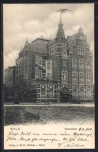 AK Köln-Kalk, Blick auf das Gymnasium