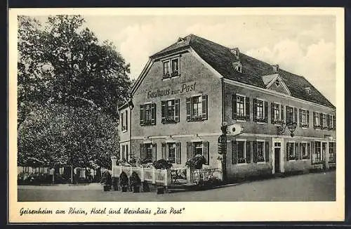 AK Geisenheim, Hotel & Weinhaus zur Post