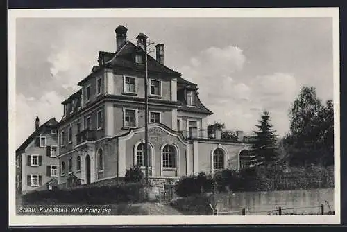 AK Bad Brückenau, Hotel-Pension Villa Franziska