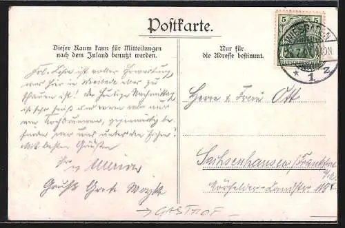 AK Wiesbaden, Restaurant Unter den Eichen, Inh.: E. Ritter