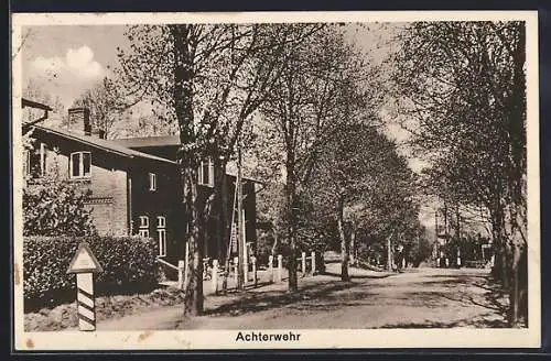 AK Achterwehr, Strassenansicht