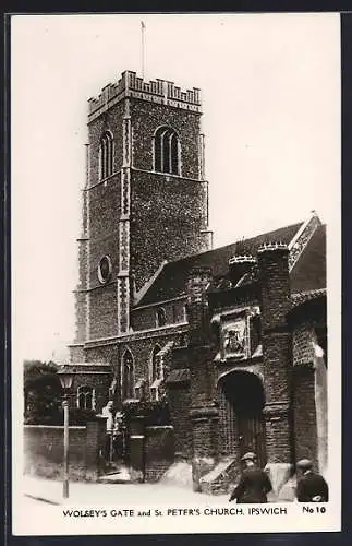AK Ipswich, Wolsey`s Gate and St. Pater`s Church