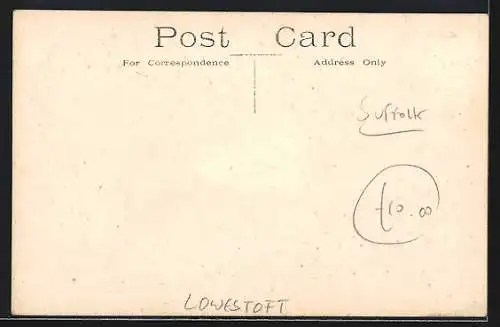 AK Lowestoft, House after Bombardment