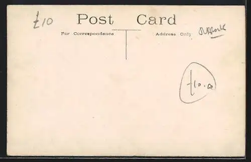 AK Lowestoft, House after Bombardment