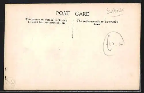 AK Lowestoft, House after Bombardment