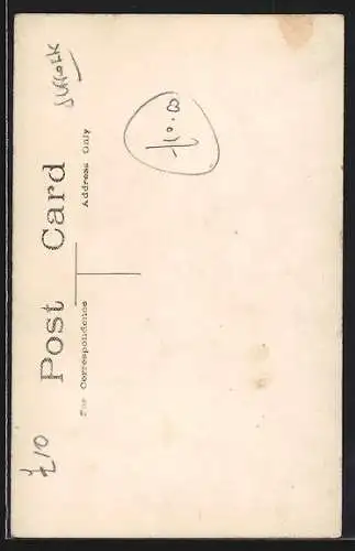 AK Lowestoft, House after Bombardment, 1916