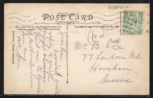 AK Reedham, View from Railway Bridge