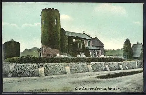 AK Norwich, Old Catton Church