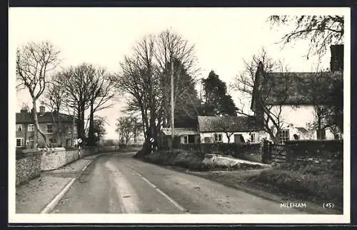 AK Mileham, Strassenpartie im Ort