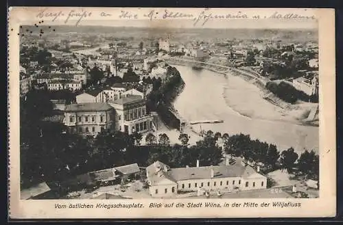 AK Wilna, Panorama mit Wilija