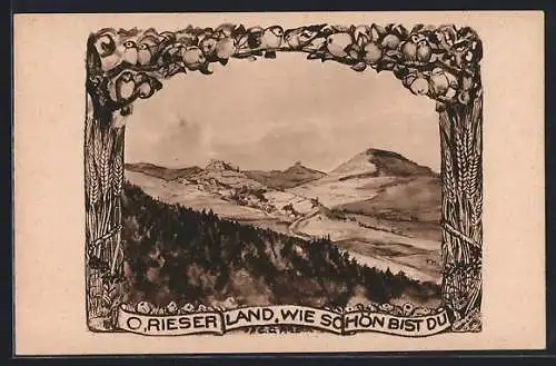 AK Bopfingen, Blick zum Schlossberg