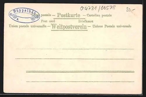 Lithographie Sonderburg, Düppel Mühle