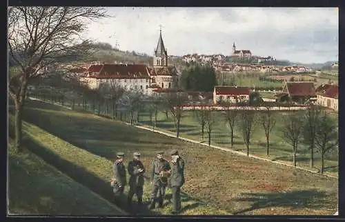 AK St. Morant /Vogesen, Ortsansicht mit Altkirch