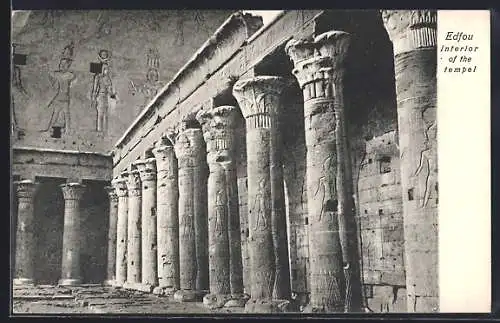 AK Edfou, Interior of the tempel