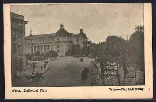 AK Wilna, Der Kathedral Platz