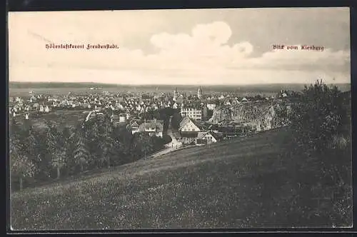 AK Freudenstadt, Blick vom Kienberg