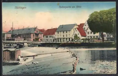 AK Nürtingen, Neckarpartie am Wehr