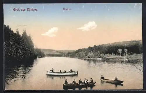 AK Kaisersbach, Ruderpartie auf dem Ebnisee