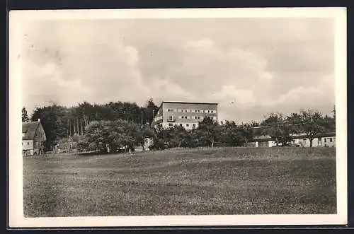 AK Althütte / Rems, Wiese vor dem Landheim Lutzenberg des C. V. J. M. Ludwigsburg