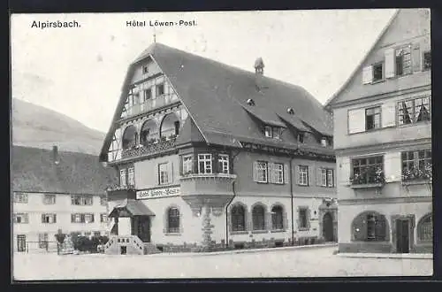 AK Alpirsbach, Hotel Löwen-Post