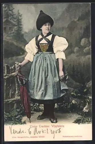 AK Wipptalerin in Tiroler Tracht