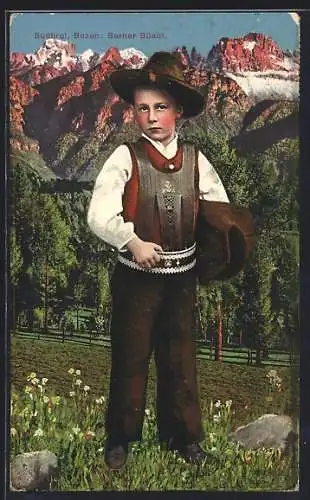 AK Bozen, Sarner Büabl in Tracht