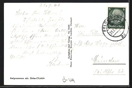 AK Feldkirch, Teilansicht mit Gurtisspitze