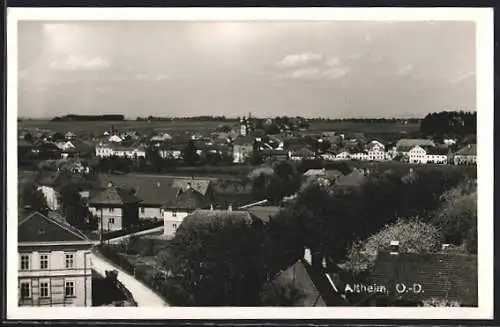AK Altheim, Blick über die Dächer des Ortes